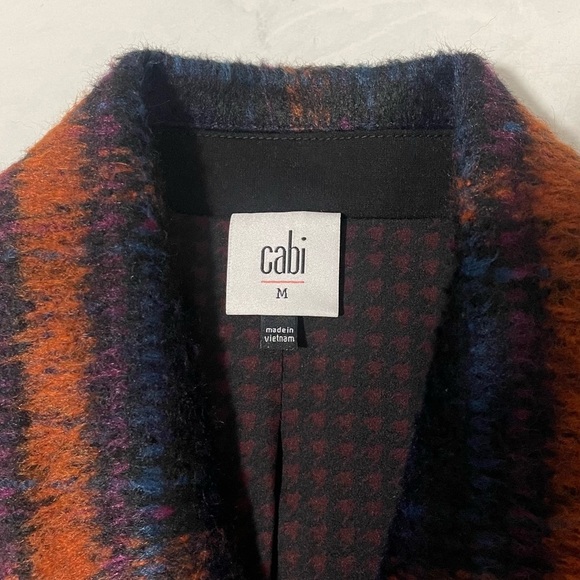 Cabi Checkmate Plaid Double Breasted Jacket Size Medium - Picture 5 of 7